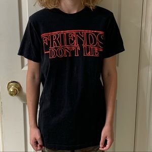 🌷3 for$25🌷T-Line, US S, Stranger Things “Friends Don’t Lie” Tee Shirt